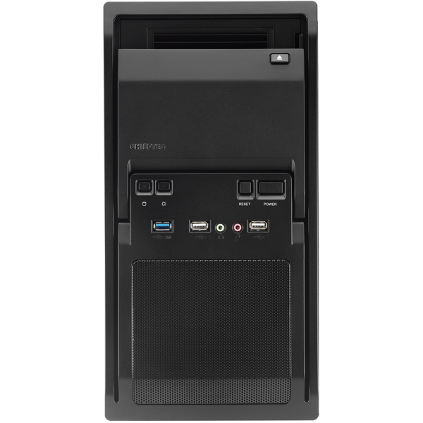 ქეისი Chieftec LT-01B-400S8, Computer Case, MiniT, Micro-ATX, 2 x USB 2.0, 1 x USB 3.0, Black