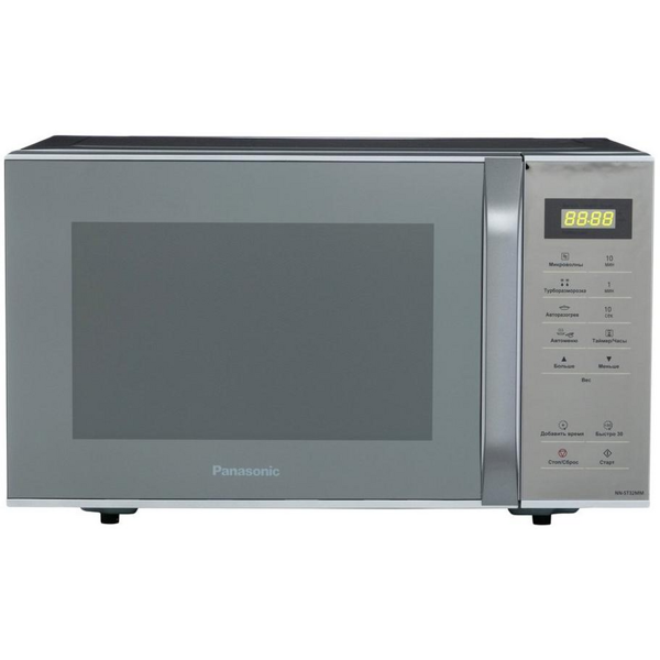 მიკროტალღური ღუმელი Panasonic NN-ST32MMZPE, 800W, 25L, Microwave Oven, Silver