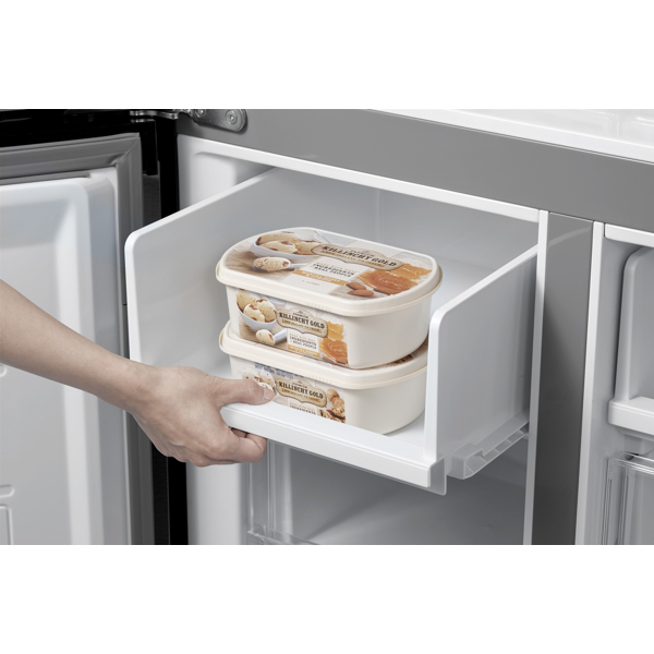 მაცივარი Toshiba GR-RF610WE-PGS(22) 457L, A+, No Frost, Refrigerator, Black