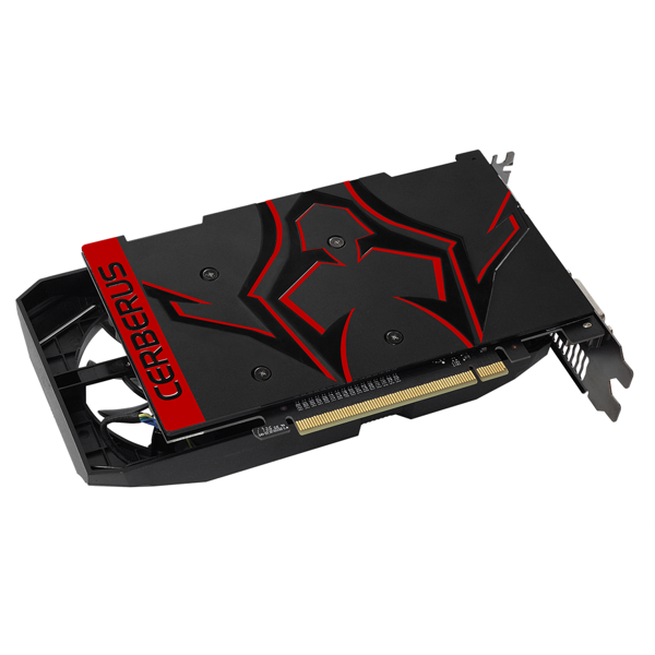 ვიდეო დაფა Asus GeForce Cerberus GTX1050 TI, 4GB, 128bit, HDMI, DP, DVI-D, Black