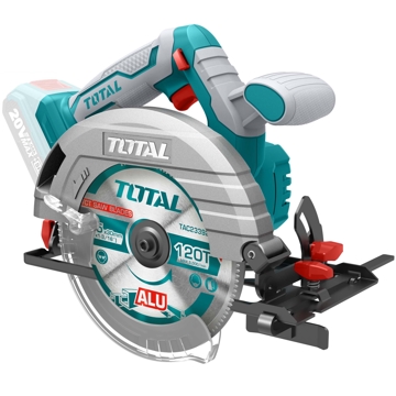 დისკური ხერხი Total TSLI1651, 20V, 4600Rpm, 165mm, Blue