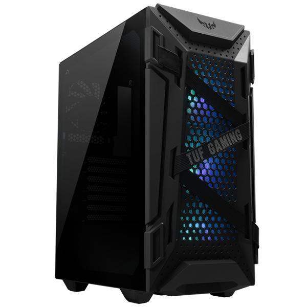 Asus GT301, Computer Case, MidT, ATX, Micro-ATX, Mini-ITX, 2 x USB Type-A, Black