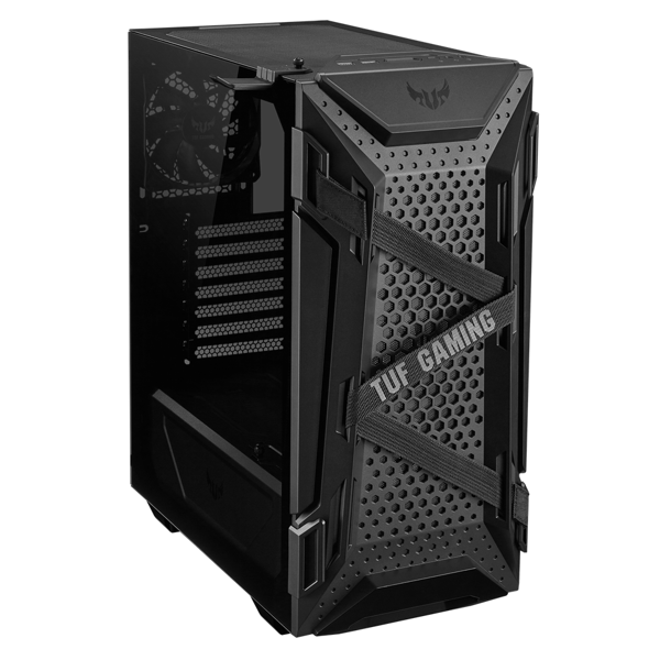 Asus GT301, Computer Case, MidT, ATX, Micro-ATX, Mini-ITX, 2 x USB Type-A, Black