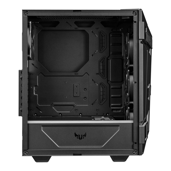 Asus GT301, Computer Case, MidT, ATX, Micro-ATX, Mini-ITX, 2 x USB Type-A, Black