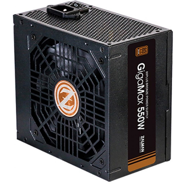 კვების ბლოკი Zalman ZM550-GVII, 550W, 80 Plus, Power Supply, Black