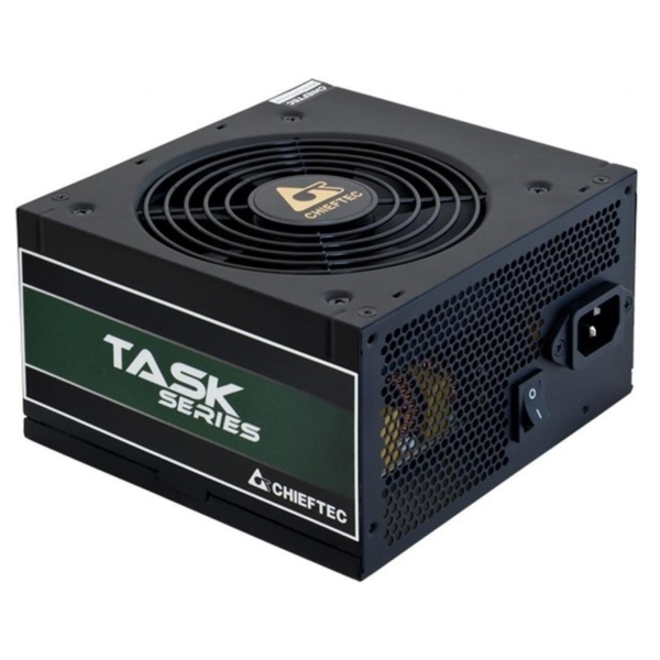 კვების ბლოკი Chieftec TPS-600S-BULK, 600W, 80 Plus, Power Supply, Black