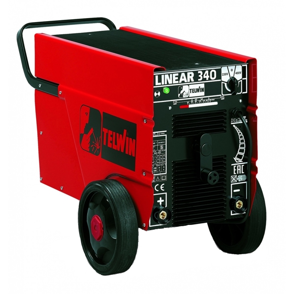 შედუღების აპარატი Telwin Linear 340, Welding Machine, Black/Red