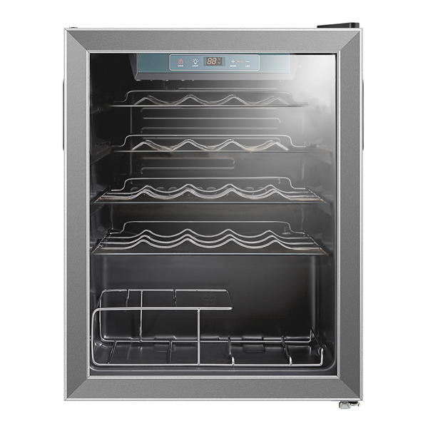 ღვინის მაცივარი Midea MDRW107FGG22 66L, A, Wine Refrigerator, Silver