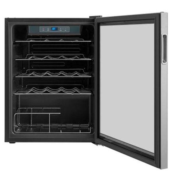 ღვინის მაცივარი Midea MDRW107FGG22 66L, A, Wine Refrigerator, Silver