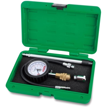 ბენზინის ძრავის კომპრესომეტრი Toptul JGAI0402, Unique Compression Tester Kit (Petrol Engine), Green