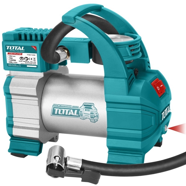 ჰაერის კომპრესორი Total TTAC1406, Auto Air Compressor, Blue