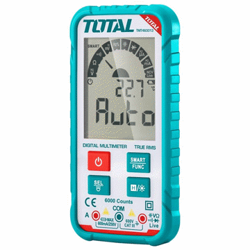 ციფრული მულტიმეტრი Total TMT460013, Digital Multimeter, Blue