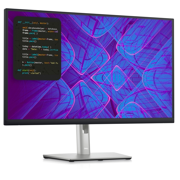 მონიტორი Dell P2723QE, 27" Monitor, 4K UHD, IPS, HDMI, DP, USB-C, USB 3.2, RJ-45, Black