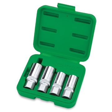 თავაკების ნაკრები Toptul GAAI0401, 4Pcs Stud Puller Socket Set, Green