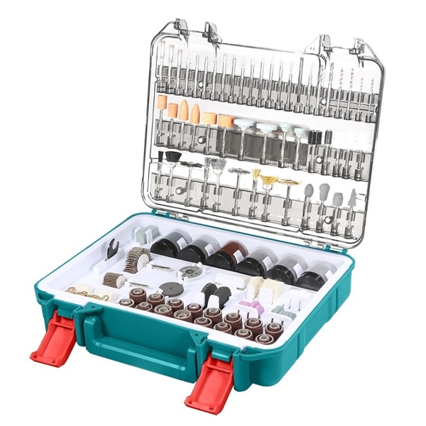 ხელსაწყოების ნაკრები Total TACSD13571, 357Pcs Accessories for Mini Dril, Blue