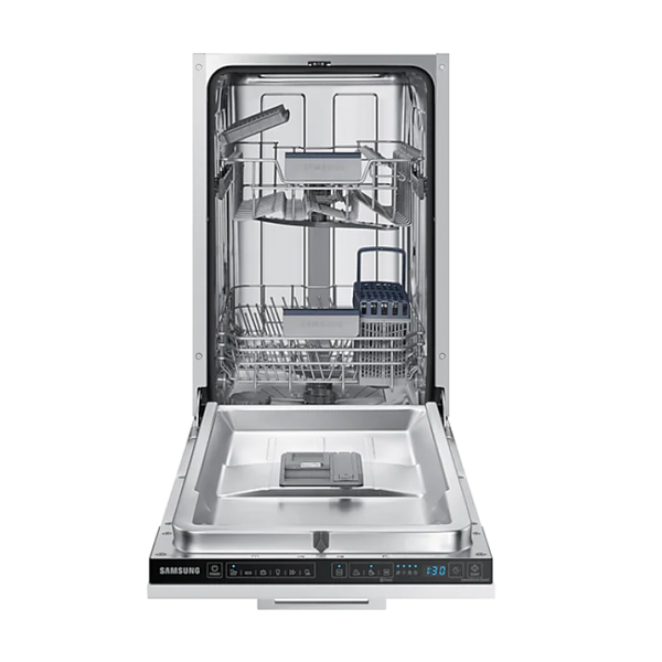 Samsung DW50R4040BB/WT, A, 46Dba, Built-in Dishwasher, White