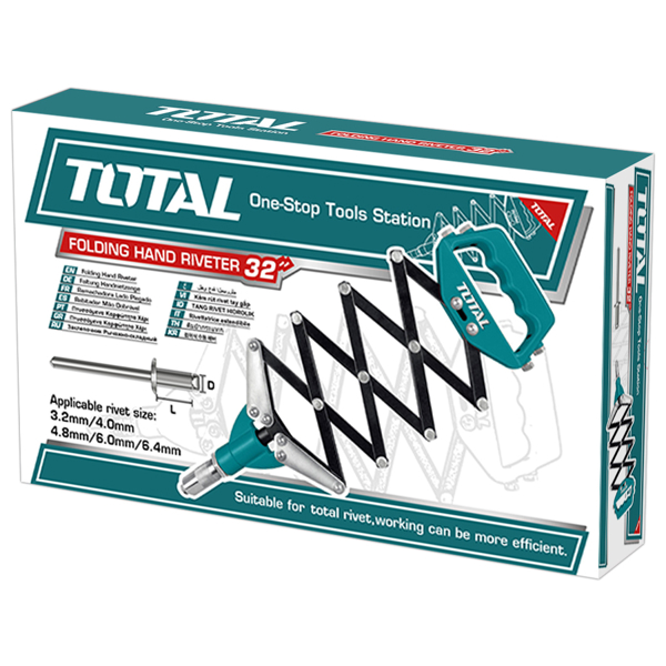 მოქლონის ინსტრუმენტი Total THT32321, Rivet Tool, Blue