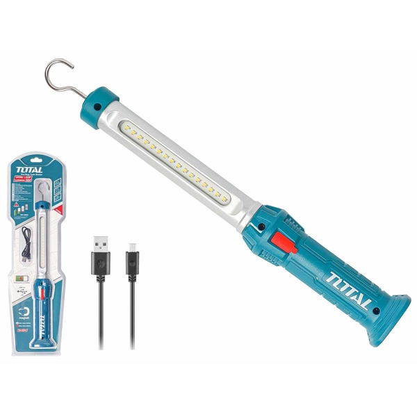 ნათურა Total TWLI35261, Rechargeable Lightwork Lamp, USB, Blue