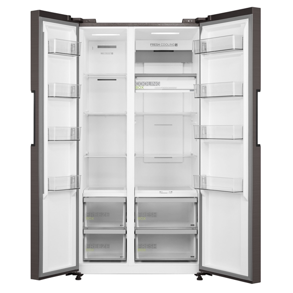 მაცივარი Midea MDRS723MYF28, 537L,  A+, No Frost, Refrigerator, Black