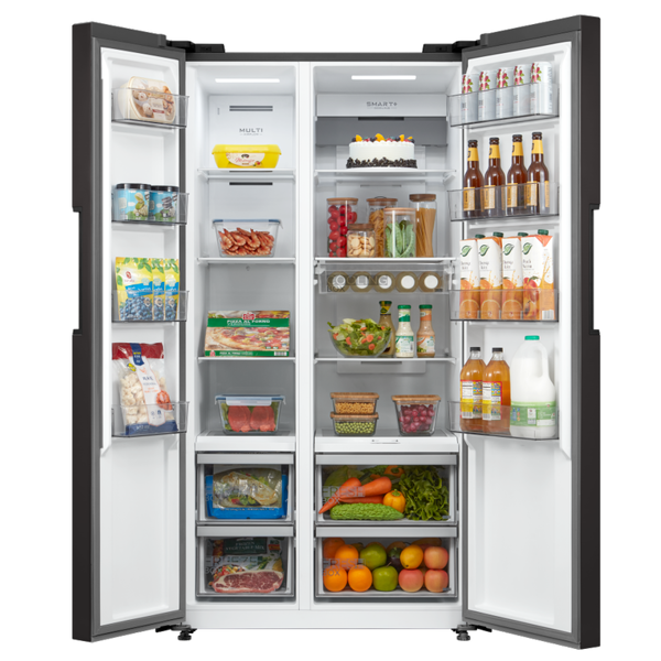 მაცივარი Midea MDRS723MYF28, 537L,  A+, No Frost, Refrigerator, Black