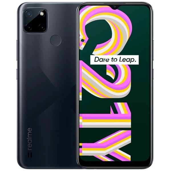 მობილური ტელეფონი Realme C21Y, 4GB, 64GB, Dual Sim, Black