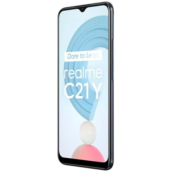 მობილური ტელეფონი Realme C21Y, 4GB, 64GB, Dual Sim, Black