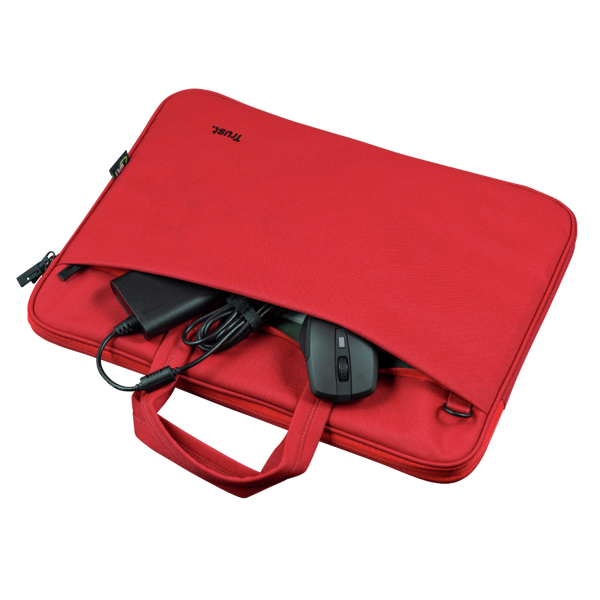 Trust 24449, 16", Laptop Bag, Red