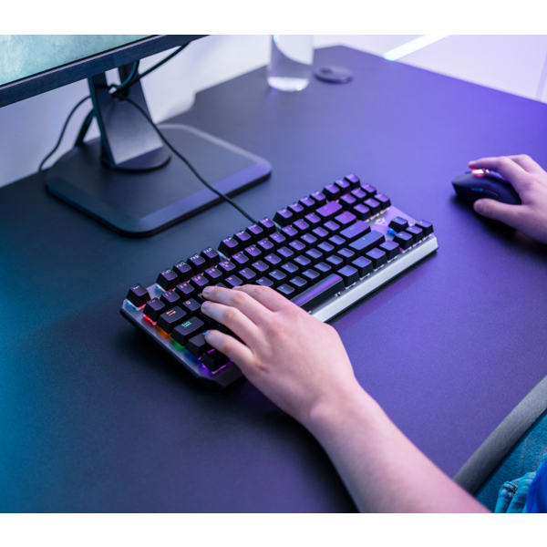 კლავიატურა Trust GXT 834 Callaz, Wired, RGB, USB, Gaming Keyboard, Black