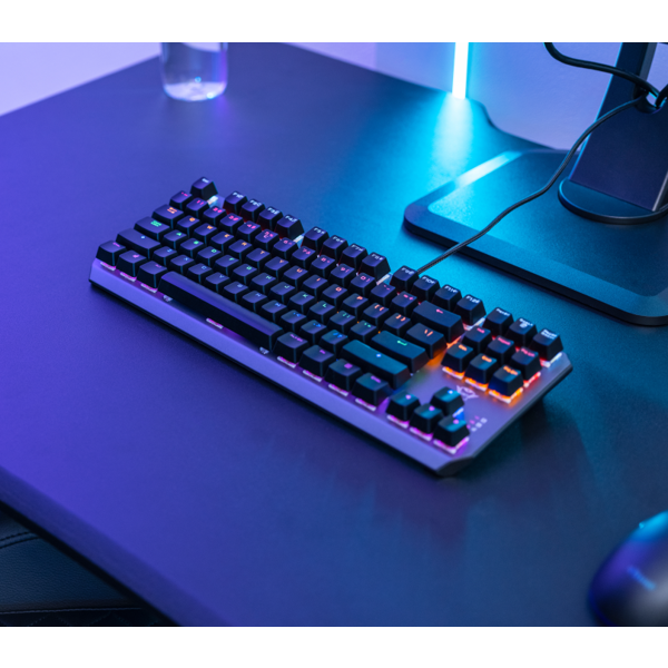 კლავიატურა Trust GXT 834 Callaz, Wired, RGB, USB, Gaming Keyboard, Black