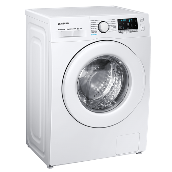 სარეცხი მანქანა Samsung WW80AAS25TE/LP, 8Kg, A, 1200Rpm, 75Db, Washing Machine, White