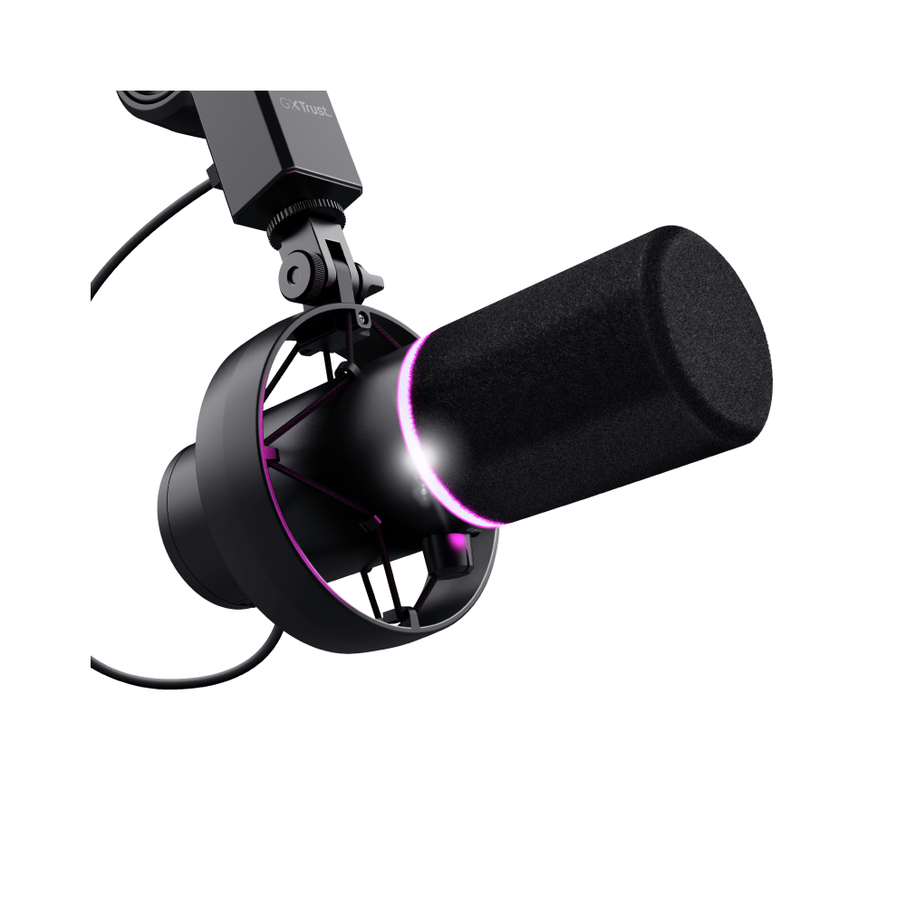 მიკროფონი Trust GXT 255+ ONYX Professional Microphone With Arm, USB-A, Black