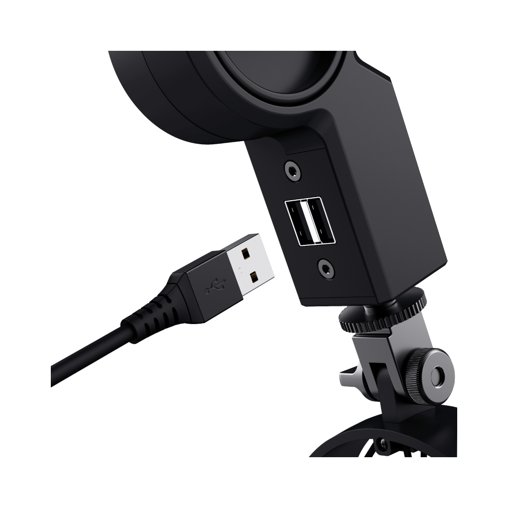 მიკროფონი Trust GXT 255+ ONYX Professional Microphone With Arm, USB-A, Black