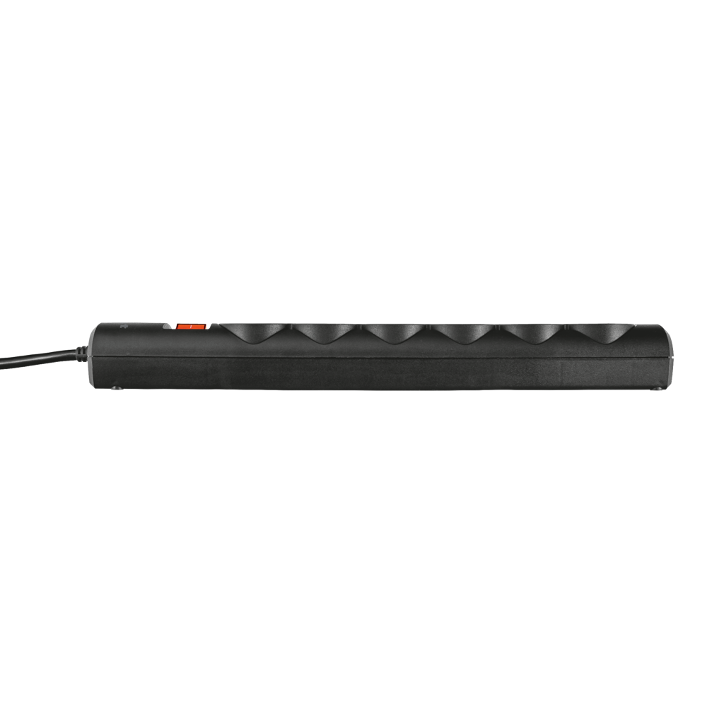 Trust 21059, 6 Socket Surge Guard, Black 