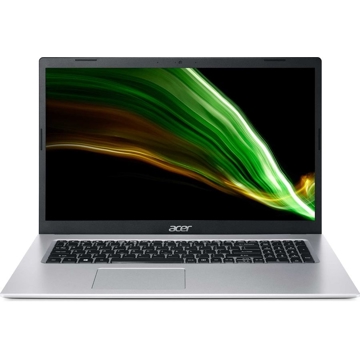 ნოუთბუქი Acer NX.AD0ER.005 Aspire 3, 17.3", i3-1115G4, 4GB, 256GB SSD, Integrated, Silver