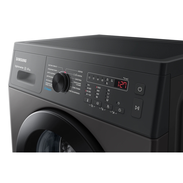 სარეცხი მანქანა Samsung WW65A4S00CX/LP, 6.5Kg, A+++, 1000Rpm, 75Db, Washing Machine, Inox