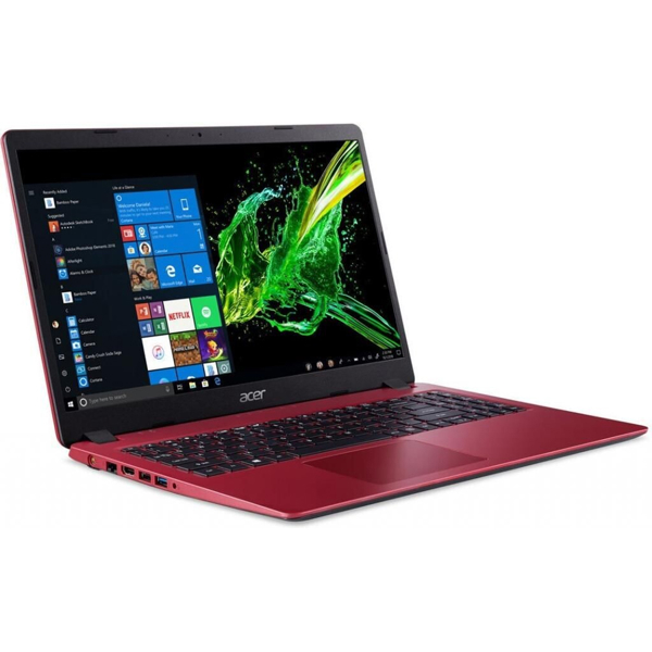 ნოუთბუქი Acer NX.HS7ER.00G Aspire 3, 15.6", i3-1005G1, 8GB, 256GB SSD, Integrated, Rococo Red