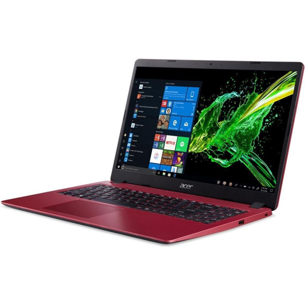 ნოუთბუქი Acer NX.HS7ER.00G Aspire 3, 15.6", i3-1005G1, 8GB, 256GB SSD, Integrated, Rococo Red