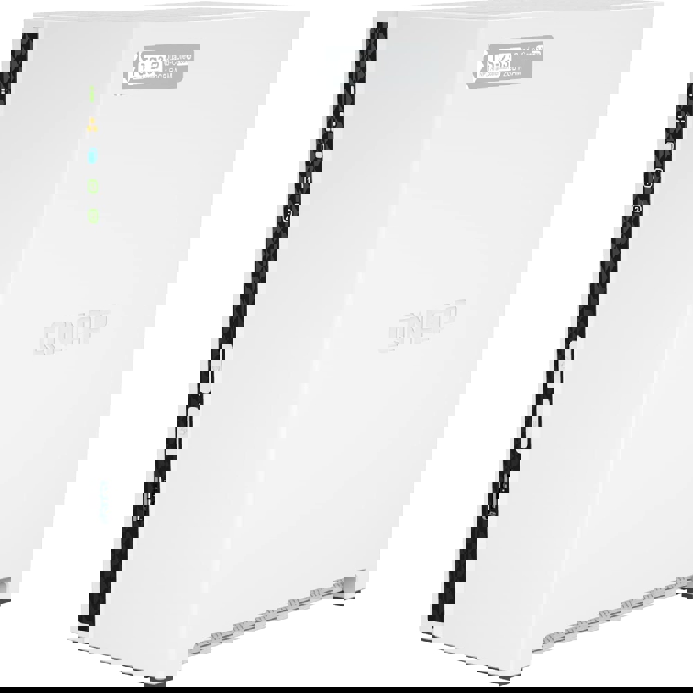 Storage System Qnap TS-233, 2-bay Tower NAS, 2.0GHz, 2GB RAM, SATA 6Gb/s, White