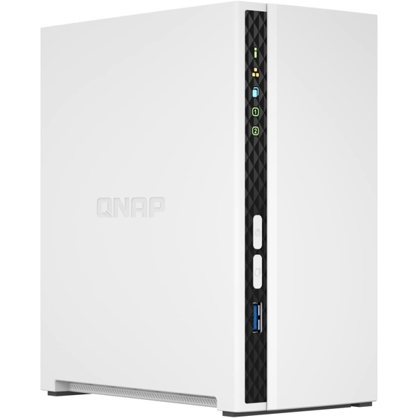 Storage System Qnap TS-233, 2-bay Tower NAS, 2.0GHz, 2GB RAM, SATA 6Gb/s, White