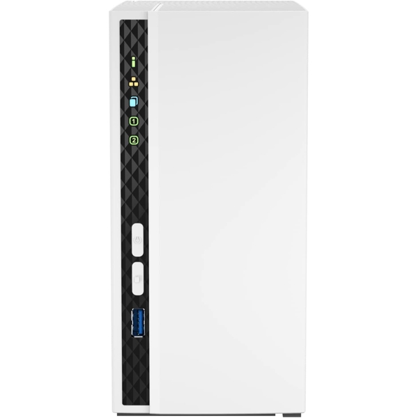 Storage System Qnap TS-233, 2-bay Tower NAS, 2.0GHz, 2GB RAM, SATA 6Gb/s, White