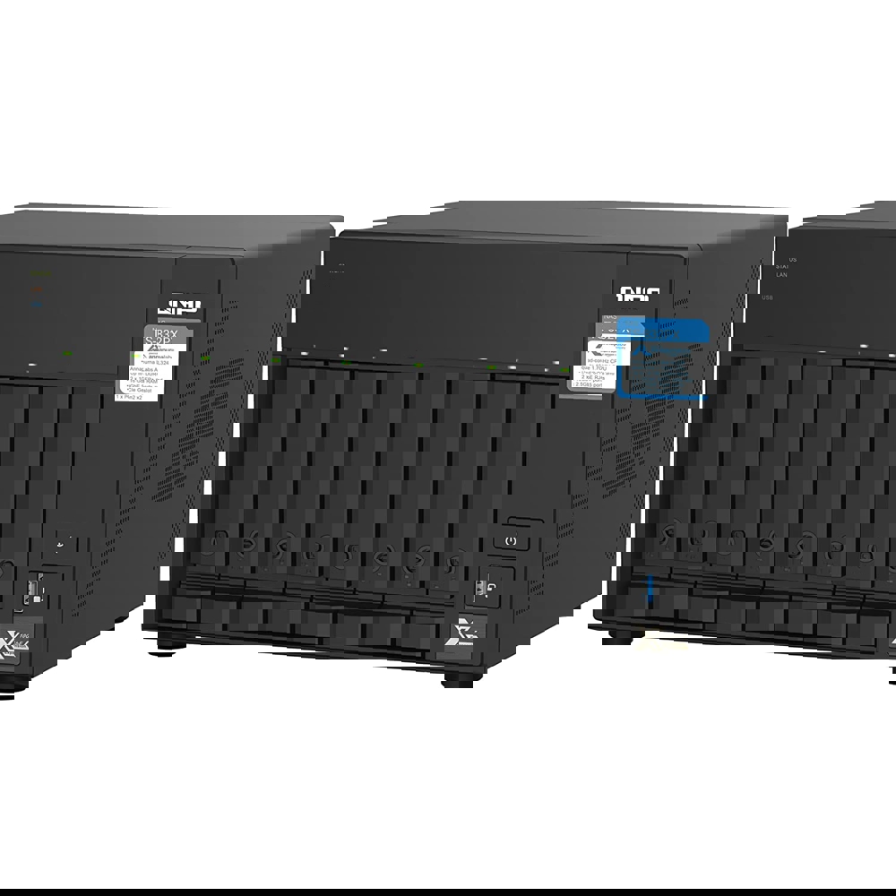 Storage System Qnap TS-832PX-4G, 8-Bay Tower NAS, 1.7GHz, 4GB DDR4 SODIMM RAM, SATA 6Gb/s, Black