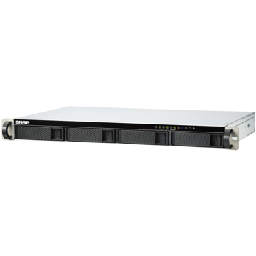 Storage system Qnap TS-451DeU-2G, 4-Bay Rack 1U NAS, 2.9GHz, 2 GB DDR4 SODIMM RAM, SATA 6Gb/s, White