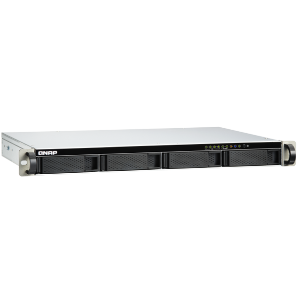 Storage system Qnap TS-451DeU-2G, 4-Bay Rack 1U NAS, 2.9GHz, 2 GB DDR4 SODIMM RAM, SATA 6Gb/s, White