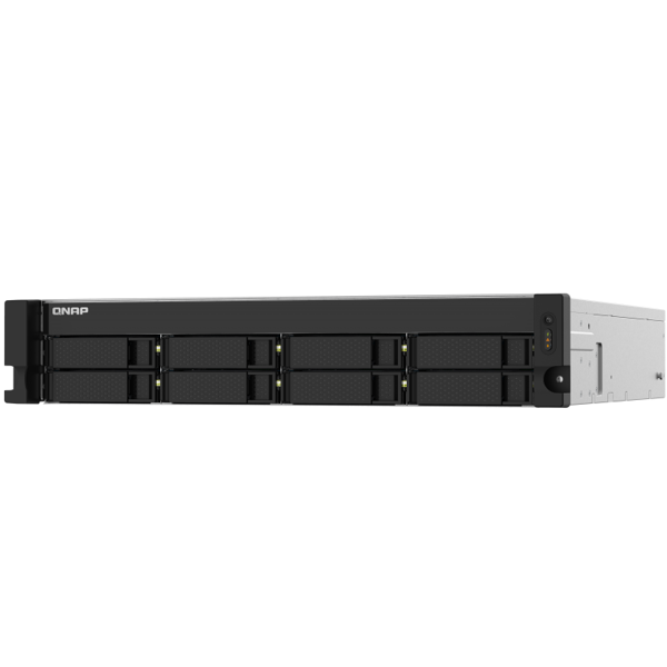 Storage system Qnap TS-832PXU-RP-4G, 8-Bay Rack 2U NAS, 1.7GHz, 4GB DDR4 UDIMM RAM, SATA 6Gb/s, White