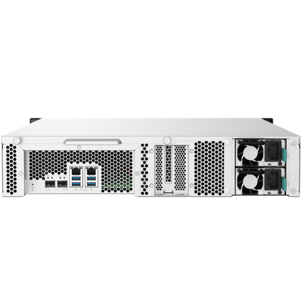 Storage system Qnap TS-832PXU-RP-4G, 8-Bay Rack 2U NAS, 1.7GHz, 4GB DDR4 UDIMM RAM, SATA 6Gb/s, White