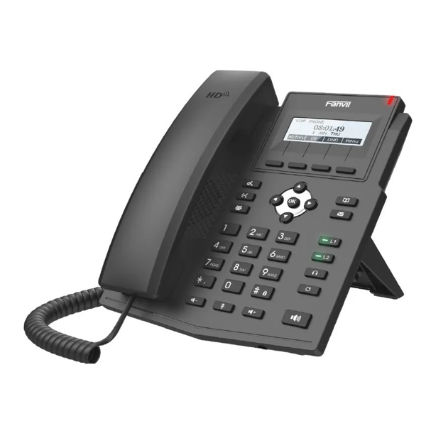 IP ტელეფონი Fanvil X1SG, IP Phone, PoE, 2 SIP, 3 Lines, Black