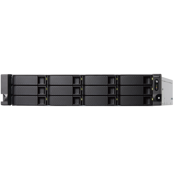 Storage system Qnap TS-1886XU-RP-D1622-8G, 18-Bay Rack 2U NAS, 3.2GHz, 8GB DDR4 ECC UDIMM RAM, SATA 6Gb/s, White