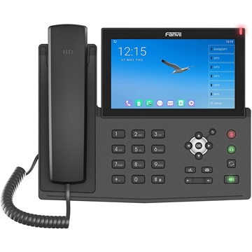 IP ტელეფონი Fanvil X7A, IP Phone, PoE, 20 SIP, Gigabit, Android, Black