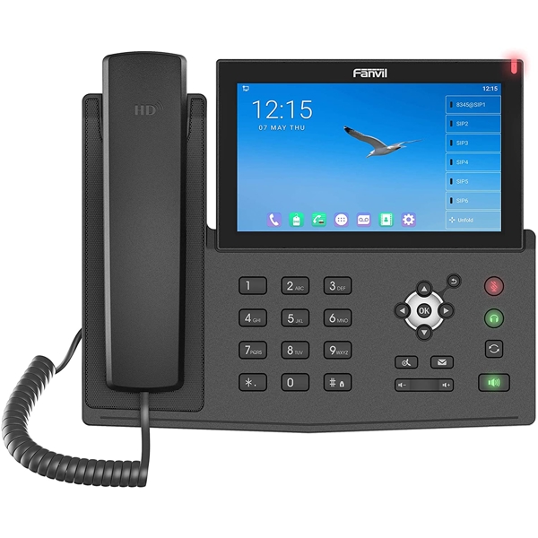 IP ტელეფონი Fanvil X7A, IP Phone, PoE, 20 SIP, Gigabit, Android, Black