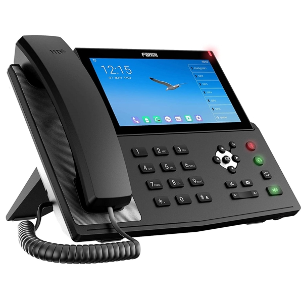 IP ტელეფონი Fanvil X7A, IP Phone, PoE, 20 SIP, Gigabit, Android, Black